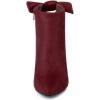 imageAllegra K Womens Pointed Toe Stiletto Heel Ankle BootsBurgundy