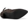imageAllegra K Womens Pointed Toe Stiletto Heel Ankle BootsCoffee