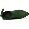imageAllegra K Womens Pointed Toe Stiletto Heel Ankle BootsGreen