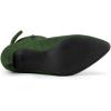 imageAllegra K Womens Pointed Toe Stiletto Heel Ankle BootsGreen
