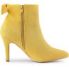 imageAllegra K Womens Pointed Toe Stiletto Heel Ankle BootsYellow
