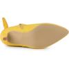 imageAllegra K Womens Pointed Toe Stiletto Heel Ankle BootsYellow