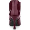 imageAllegra K Womens Pointed Toe Stiletto Heels Chelsea Ankle BootiesBurgundy