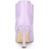 imageAllegra K Womens Pointed Toe Stiletto Heels Chelsea Ankle BootiesLight Purple