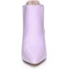 imageAllegra K Womens Pointed Toe Stiletto Heels Chelsea Ankle BootiesLight Purple