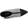 imageAllegra K Womens Pointed Toe Stiletto Heels Houndstooth Ankle BootiesBlack Houndstooth