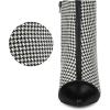 imageAllegra K Womens Pointed Toe Stiletto Heels Houndstooth Ankle BootiesBlack Houndstooth