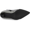 imageAllegra K Womens Pointed Toe Stiletto Heels Houndstooth Ankle BootiesBlack Houndstooth