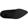 imageAllegra K Womens Pointy Toe Slouch Back Zipper Stiletto Heel Ankle BootsBlack