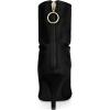 imageAllegra K Womens Pointy Toe Slouch Back Zipper Stiletto Heel Ankle BootsBlack