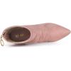 imageAllegra K Womens Pointy Toe Slouch Back Zipper Stiletto Heel Ankle BootsDust Pink