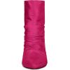 imageAllegra K Womens Pointy Toe Slouch Back Zipper Stiletto Heel Ankle BootsHot Pink