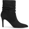 imageAllegra K Womens Slouch Pointy Toe Sock Boots Stiletto Heels Ankle BootsBlack