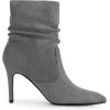 imageAllegra K Womens Slouch Pointy Toe Sock Boots Stiletto Heels Ankle BootsGrey