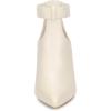 imageAllegra K Back Zip Stiletto Heel Pointy Toe Booties for WomenBeige