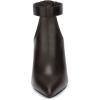 imageAllegra K Back Zip Stiletto Heel Pointy Toe Booties for WomenDark Brown
