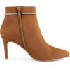 imageAllegra K Womens Bling Rhinestone Pointed Toe Stiletto Heels Ankle BootsBrown