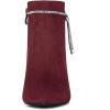 imageAllegra K Womens Bling Rhinestone Pointed Toe Stiletto Heels Ankle BootsBurgundy