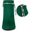 imageAllegra K Womens Bling Rhinestone Pointed Toe Stiletto Heels Ankle BootsEmerald Green