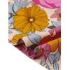 imageAllegra K Womens Boho Dresses V Neck Cap Sleeve Smocked ALine Floral Tiered Flowy Maxi DressesPink