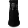 imageAllegra K Womens Fringe Heels Boot Rhinestone Stiletto Heel Ankle BootsBlack