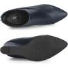 imageAllegra K Womens Pointed Toe Zipper Wedge Heel Ankle BootiesNavy Blue