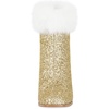 image:imageAllegra K Sparkly Glitter Boots for Women Square Toe Chunky Heel Faux Fur Ankle BootsGold