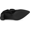 image:imageAllegra K Womens Block Heels Pointed Toe Faux Fur Ankle BootiesBlack