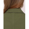 image:imageAllegra K Womens Denim Dresses Spring Summer Button Down 34 Sleeve 2026 Jean Mini DressArmy Green