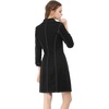 image:imageAllegra K Womens Denim Dresses Spring Summer Button Down 34 Sleeve 2026 Jean Mini DressBlack