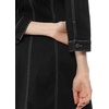 image:imageAllegra K Womens Denim Dresses Spring Summer Button Down 34 Sleeve 2026 Jean Mini DressBlack