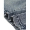 image:imageAllegra K Womens Denim Dresses Spring Summer Button Down 34 Sleeve 2026 Jean Mini DressGray Blue