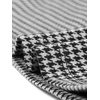 image:imageAllegra K Womens Mock Neck 34 Sleeve Slim Check Office Work Plaid DressBlack