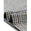 image:imageAllegra K Womens Mock Neck 34 Sleeve Slim Check Office Work Plaid DressBlack Brown