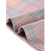 image:imageAllegra K Womens Peter Pan Collar Contrast Color Button Decor ALine Preppy Plaid Mini DressPink