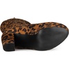 image:imageAllegra K Womens Platform Block Heel Leopard over Knee High Boots  65 M US