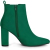 image:imageAllegra K Womens Pointed Toe Zipper Block Heel Ankle Chelsea BootsEmerald Green