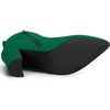 image:imageAllegra K Womens Pointed Toe Zipper Block Heel Ankle Chelsea BootsEmerald Green