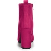 image:imageAllegra K Womens Pointed Toe Zipper Block Heel Ankle Chelsea BootsHot Pink