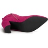 image:imageAllegra K Womens Pointed Toe Zipper Block Heel Ankle Chelsea BootsHot Pink