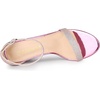 image:imageAllegra K Womens Glitter Ankle Strap Chunky Heels Pink Sandals 7 M US
