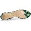 image:imageAllegra K Womens Printed Clear Platform Chunky Heel Green Sandals  75 m US