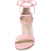 image:imageAllegra K Womens Tie Up Strappy Heels Light Pink Chunky High Heels Sandal 65 M US