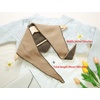 image:imageAllegra K Triangle Knit Scarves for Women Solid Color Winter Warm Shawl Two Tune