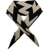 image:imageAllegra K Rhombus Shape Knit Scarf for Women Geometry Striped Pattern Winter Warm Shawl