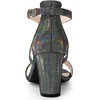 image:imageAllegra K Womens Colorful Cross Strappy Block Heel Sandals
