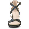 image:imageAllegra K Womens Colorful Cross Strappy Block Heel Sandals