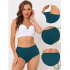 image:imageAllegra K Womens Cotton High Waist Available in Plus Size Tummy Control UnderwearDark Blue