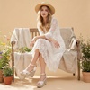 image:imageAllegra K Womens Espadrilles Lace Wedges Wedge SandalsFlower White