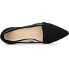 image:imageAllegra K Womens Pointed Toe Mesh Slip on Ballet Flats